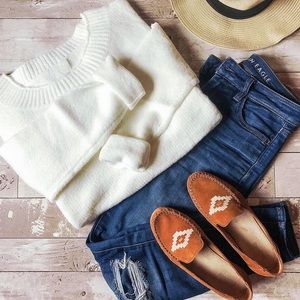 🍭Sweet Deal🍭[ Aspen ] Ivory Sweater